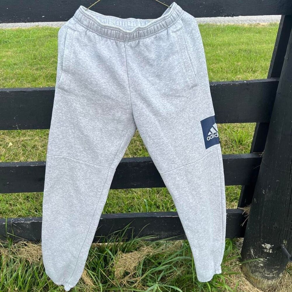 Adidas Men's Grey Joggers-tracksuits